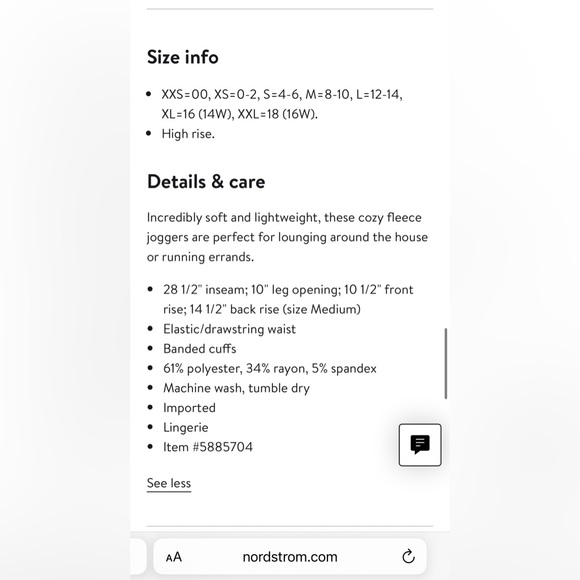 Rachel Parcell Fleece Joggers - Picture 2 of 8